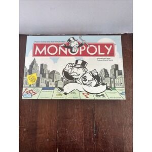 Classic Monopoly Board Game 2004 Edition Parker Brothers New Factory Sealed NOS